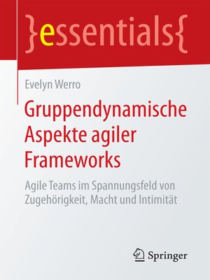 cover image of Gruppendynamische Aspekte agiler Frameworks